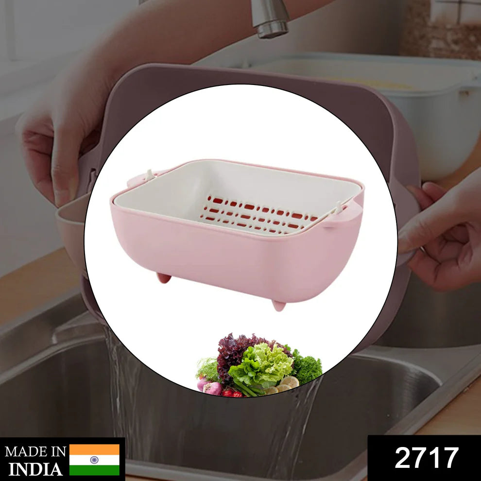 Rotatable Strainer Basket – BPA-Free Double Layer