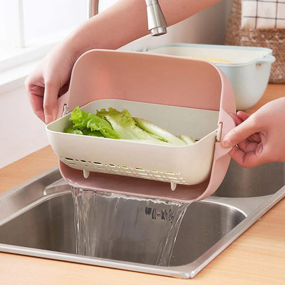 Rotatable Strainer Basket – BPA-Free Double Layer