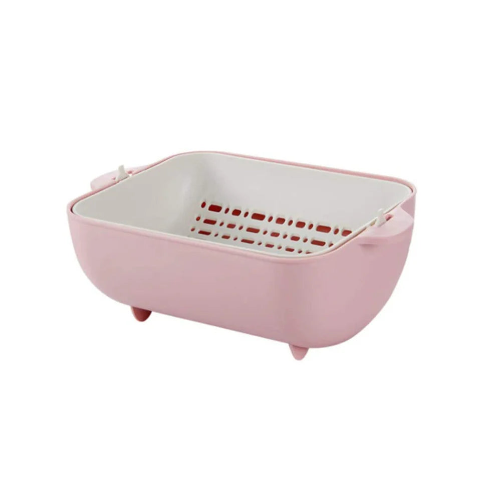 Rotatable Strainer Basket – BPA-Free Double Layer