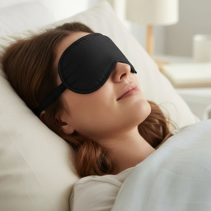Sleep Eye Mask – Light Blocking & Adjustable Fit For Restful Night