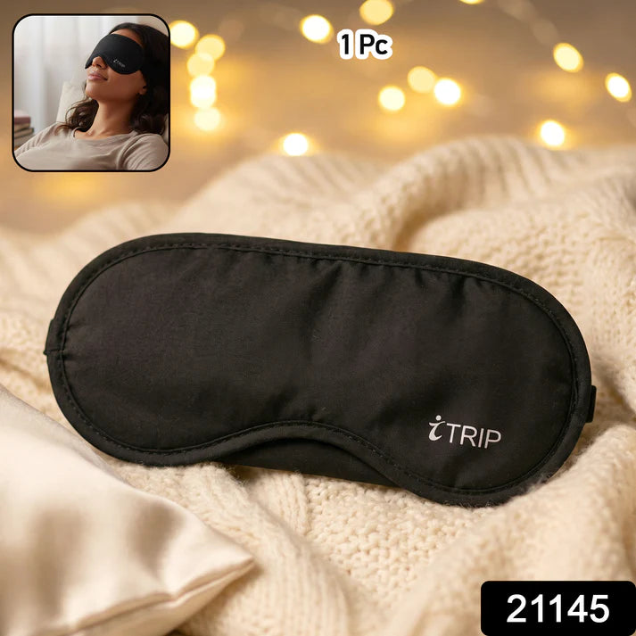 Sleep Eye Mask – Light Blocking & Adjustable Fit For Restful Night